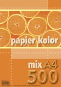 Papier kolorowy Kreska A4 mix 80g Kreska