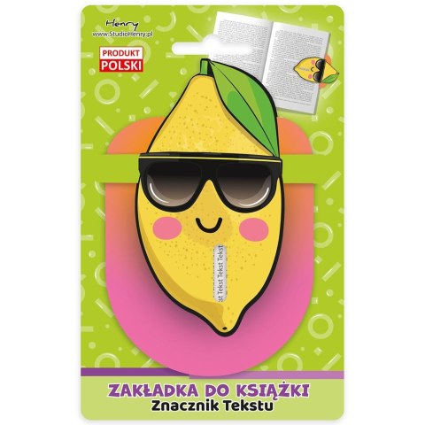 Zakładka do książki znacznik tekstu cytryna Henry (5905701484546) Henry