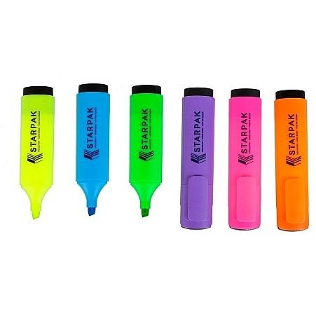 Zakreślacz Office wkład 6 kolorów Starpak (421225) Starpak