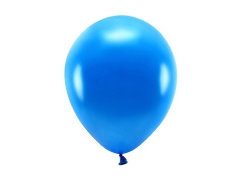 Balon gumowy Partydeco Metalizowane Eco Balloons granatowy 260mm (ECO26M-074) Partydeco