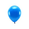 Balon gumowy Partydeco Metalizowane Eco Balloons granatowy 260mm (ECO26M-074) Partydeco