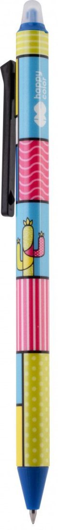 Długopis wymazywalny Pop wkład niebieski 0,5mm Happy Color (HA 4121 01PO-3) Happy Color