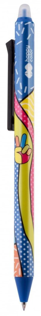 Długopis wymazywalny Pop wkład niebieski 0,5mm Happy Color (HA 4121 01PO-3) Happy Color