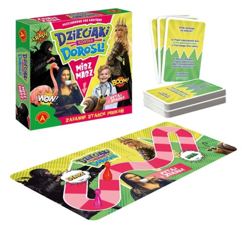 Gra planszowa MISZ MASZ DZIECIAKI KONTRA DOROŚLI Alexander Alexander