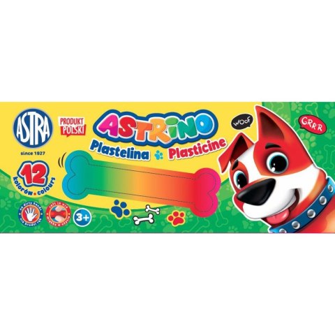 Plastelina 12 kol. mix Astrino (303221003) Astrino