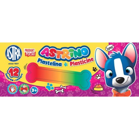 Plastelina 12 kol. mix Astrino (303221003) Astrino