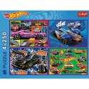 Puzzle Trefl Hot Wheels 4x250 el. (13312) Trefl