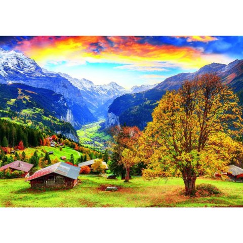 Puzzle Malownicza alpejska wioska 1000 el. Trefl (10775) Trefl