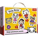 Puzzle Trefl Wesoła Kicia kocia rodzina 3, 4, 5, 6 el. (36088) Trefl