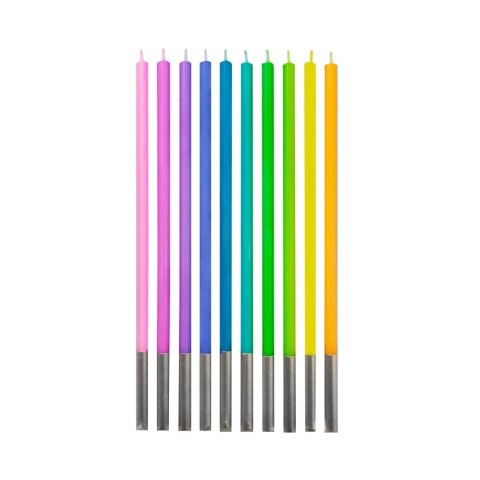 Świeczka urodzinowa pastele 10szt./14,5 cm Godan (7C-SUPA) Godan