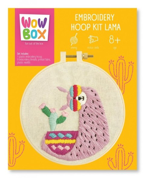 Zestaw kreatywny dla dzieci Wow Box do haftowania Lama Tm Toys (WOW0919) Tm Toys