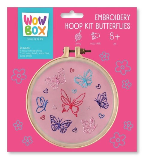 Zestaw kreatywny dla dzieci Wow Box do haftowania Motylki Tm Toys (WOW0920) Tm Toys