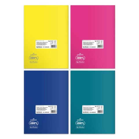 Zeszyt Colors Eco PP 9552381 A4 60k. 70g krata Herlitz (400198132) Herlitz