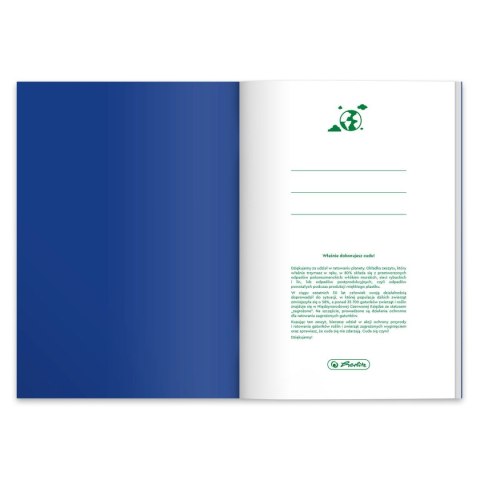 Zeszyt Colors Eco PP 9552381 A4 60k. 70g krata Herlitz (400198132) Herlitz