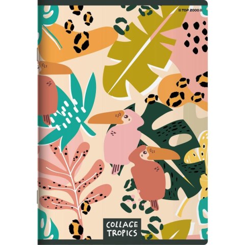 Zeszyt COLLAGE TROPICS A5 96k. 70g linia Top 2000 (400157940) Top 2000