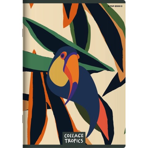 Zeszyt COLLAGE TROPICS A5 96k. 70g linia Top 2000 (400157940) Top 2000