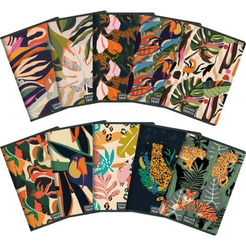 Zeszyt COLLAGE TROPICS A5 96k. 70g linia Top 2000 (400157940) Top 2000