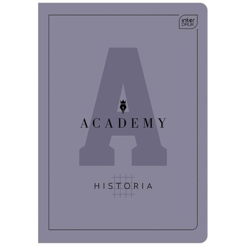 Zeszyt tematyczny ACADEMY A5 60k. 90g krata Interdruk (ZE60#HISACA) Interdruk