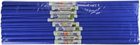 Bibuła marszczona marszczona 17 niebieska ciemna 500mm x 2000mm Fun&Joy Fun&Joy