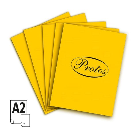 Brystol A2 żółty 20k [mm:] 430x610 Protos Protos