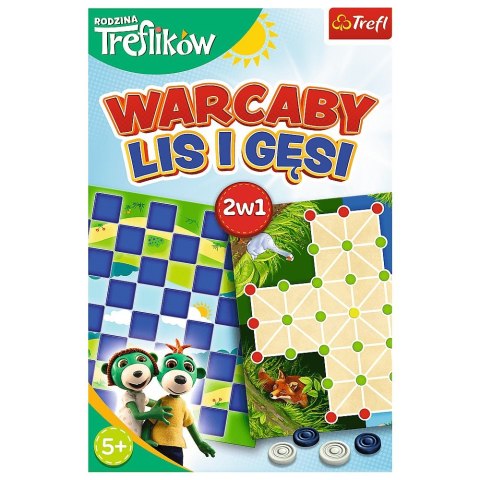 Gra planszowa Rodzina Treflików Rodzina Treflików Warcaby, lis i gęsi Trefl (02301) Trefl