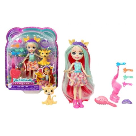 Lalka Enchantimals Żyrafa Lalka Deluxe [mm:] 150 Mattel (HNV29) Mattel