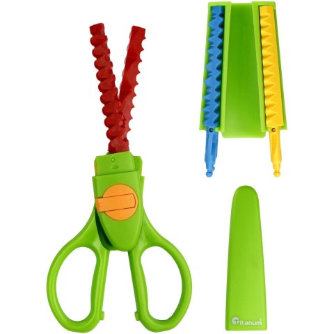 Nożyczki Craft-Fun Series 9 wzorów 16,5cm Titanum Titanum