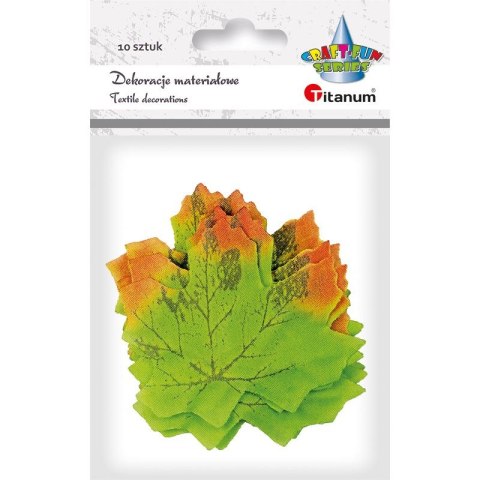 Ozdoba materiałowa Craft-Fun Series liście klonu Titanum (FY-001(G)) Titanum