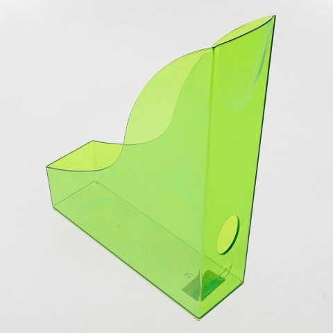 Pojemnik na dokumenty pionowy Basic A4 zielony przezroczysty PVC PCW [mm:] 73x306x 241 Durable (1701712017) Durable