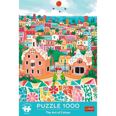 Puzzle The Art of Colour Premium Plus Barcelona, Hiszpania 1000 el. Trefl (10894) Trefl