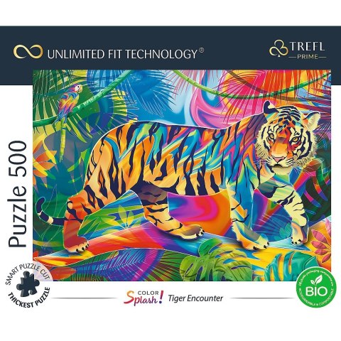Puzzle UFT Tiger Encounter 500 el. Trefl (37453) Trefl