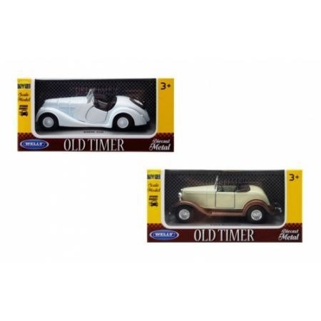 Samochód Welly metalowy 15 cm, stare modele Dromader (130-00875) Dromader