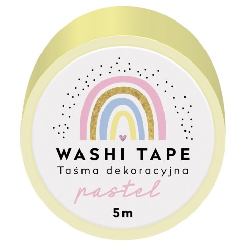 Taśma ozdobna taśma samoprzylepna GLITTER PASTEL 15x5 [mm x m] mix Interdruk (5902277303813) Interdruk