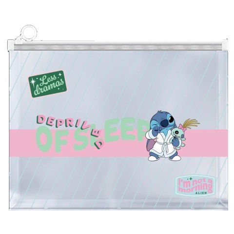 Teczka plastikowa na suwak Stitch A4 mix Beniamin Beniamin