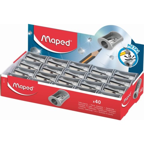 Temperówka srebrna metal Maped (041710) Maped