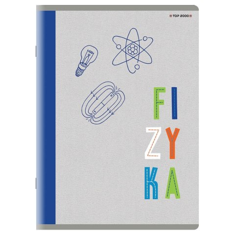 Zeszyt fizyka A5 60k. 80g krata [mm:] 150x210 TOP-2000 (400160589) TOP-2000