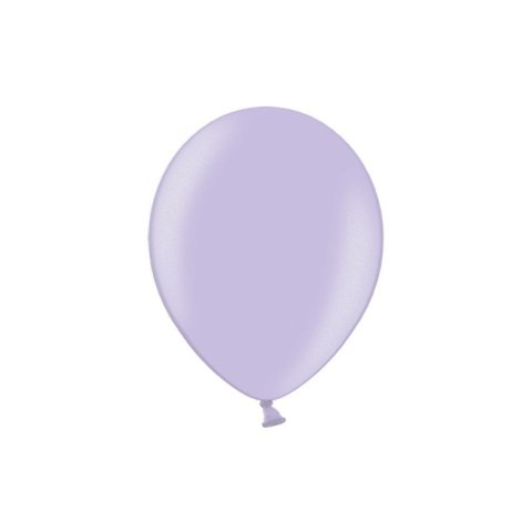 Balon gumowy Partydeco metalizowany 100 szt lawendowy 14cal (076) Partydeco