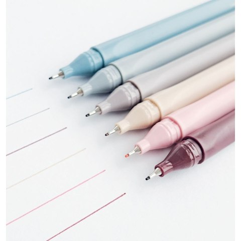 Cienkopis SATIN GOLD 6KOL wkład mix 6kol. Interdruk (5902277346711) Interdruk