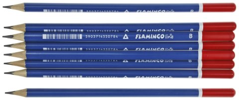 Ołówek w kartonowym pudełku B Flamingo Line Flamingo Line
