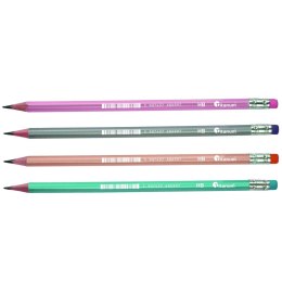 Ołówek z gumką trójkątny perłowy Titanum (T-OŁ-PERŁ4) Titanum