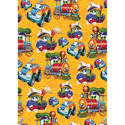 Papier pakowy ozdobny rolka dziecięcy [mm:] 2000x700 Pol-mak Pol-mak