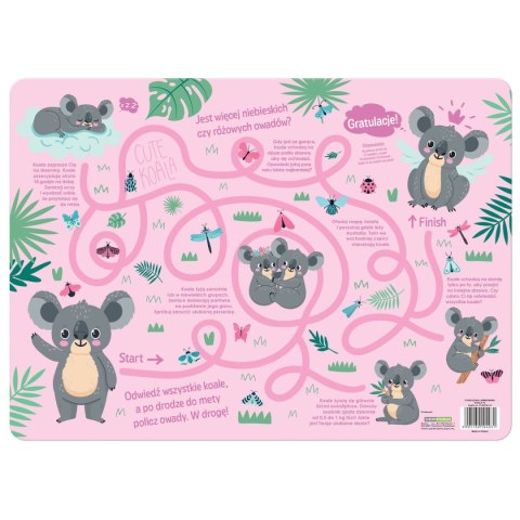 Podkład na biurko Koala mix PVC PCW Derform (PLAKOA10) Derform