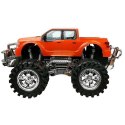 Samochód Lean Zestaw Pojazdów Czerwony Monster Truck Czarne BMW Laweta 58 cm (9268) Lean