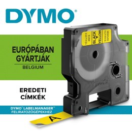 Taśma Dymo D1 12mm x 7m żółta/czarny nadruk Dymo