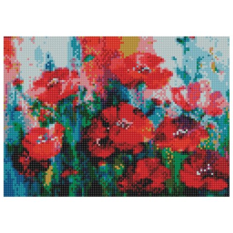 Zestaw kreatywny Diamentowa mozaika 30x40cm Maki Flamingo (TBS01884-2) Flamingo