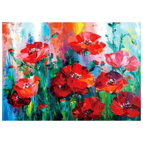 Zestaw kreatywny Diamentowa mozaika 30x40cm Maki Flamingo (TBS01884-2) Flamingo