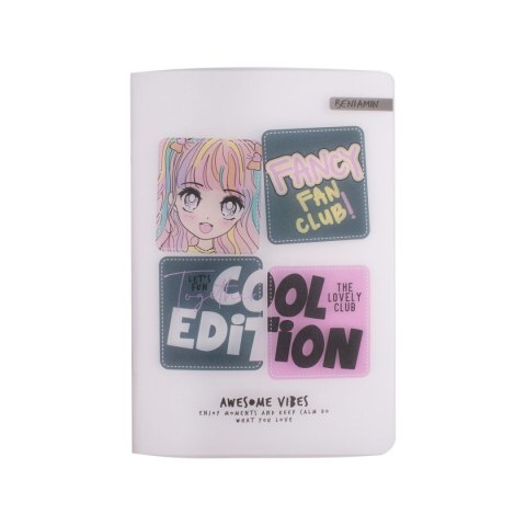 Zeszyt priplak-manga A5 60k. krata Beniamin (4317) Beniamin