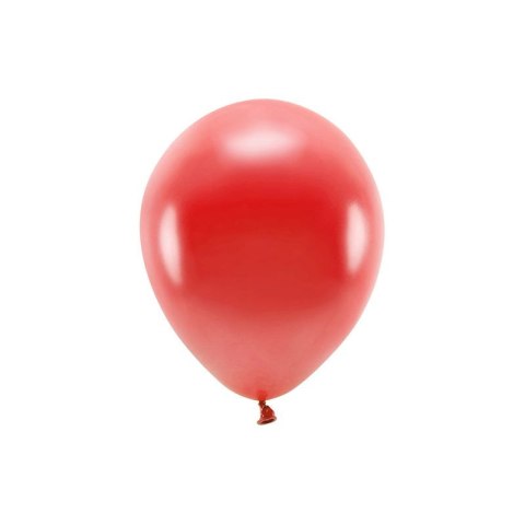 Balon gumowy Metalizowane Eco Balloons czerwony 260mm Partydeco (ECO26M-007) Partydeco