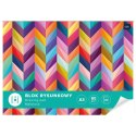Blok rysunkowy A3 biały 80g 20k [mm:] 420x297 Interdruk (BLRA3) Interdruk