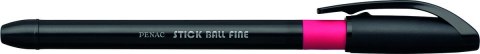 Długopis stick ball fine wkład czerwony Penac (jba340102f-04) Penac